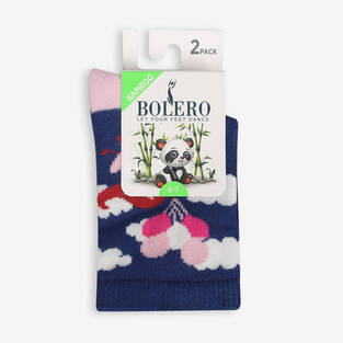  - Bolero 2'li Kız Çocuk Bambu Dikişsiz Çorap - C35 (1)