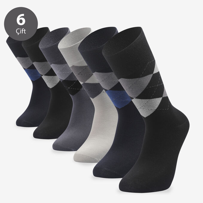 Bolero 6-Pack Premium Men's Bamboo Socks