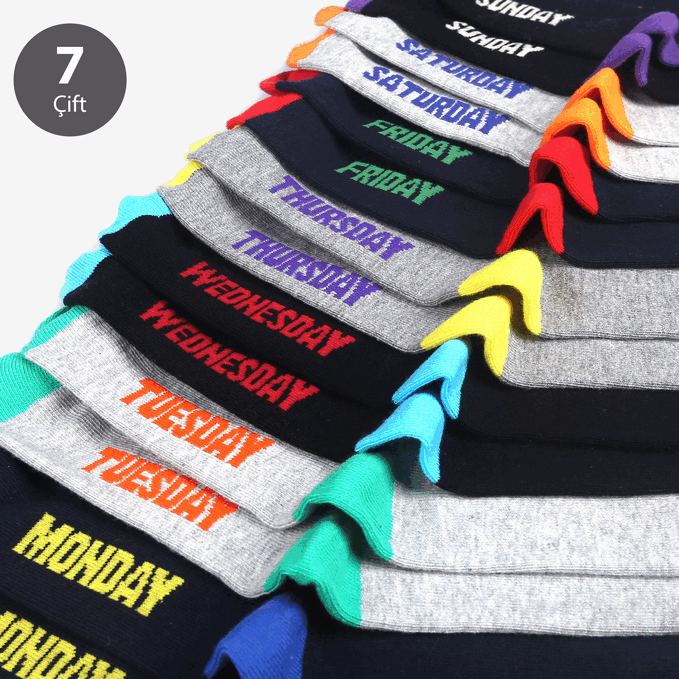 Bolero 7-Pack 7 Day Socks