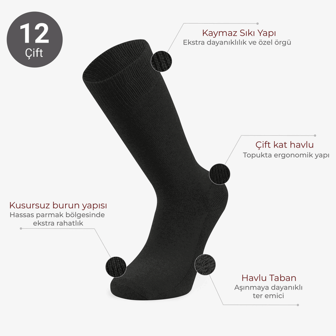 Wholesale 12-Pack Soldier Socks
